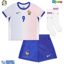 Francuska Olivier Giroud #9 Gostujuci Dres za djecu EP 2024 Kratak Rukav (+ Kratke hlače)